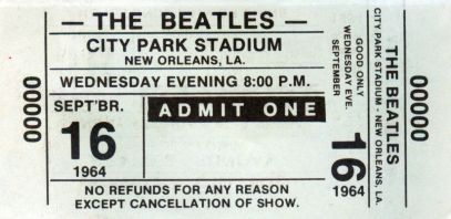 Beatles '64 Ticket