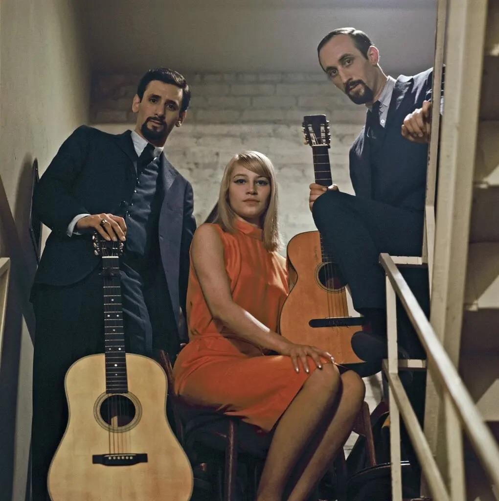 Folk trio Peter, Paul & Mary