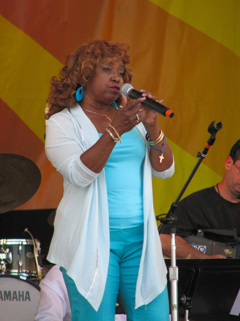 Barbara Ann Hawkinse of The Dixie Cups at Jaff Fest 2009