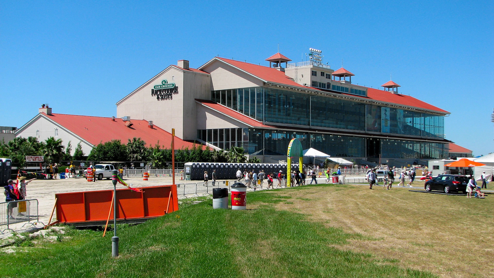 The Fairgrounds grandstand