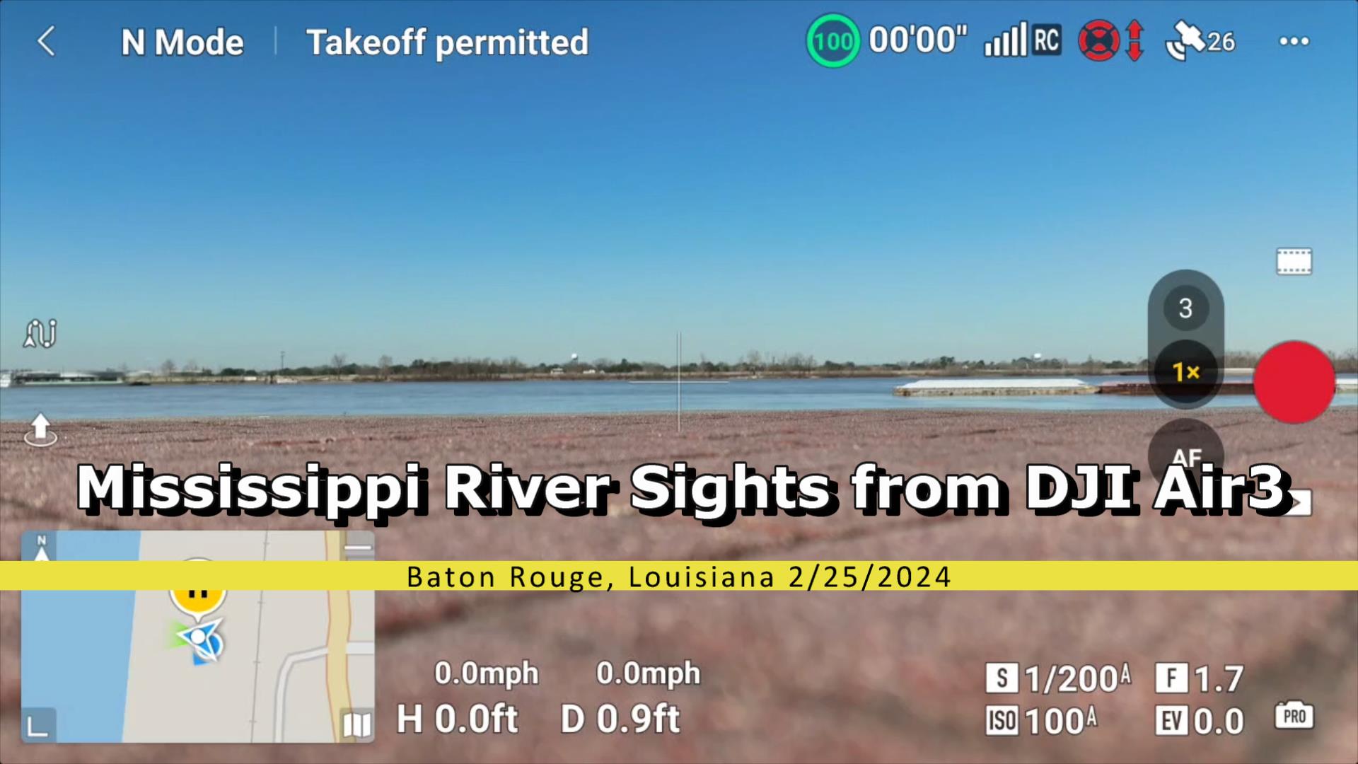 Mississippi River Sights From DJI Air 3