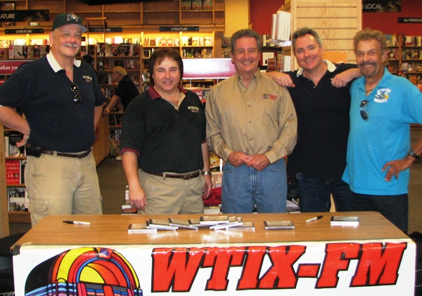 Krewe of 'TIX at signing party for WTIX At the Beach CD