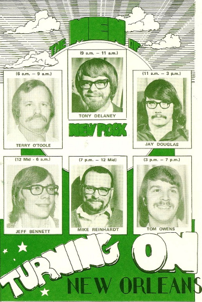 WIXO Survey Back May 1973